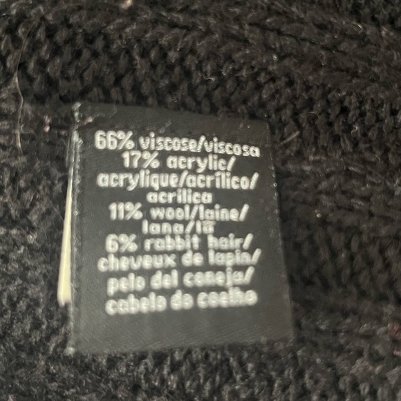 Women’s Calvin Klein sweater with cowl neck and dilemma sleeves. Black size S - Picture 5 of 5